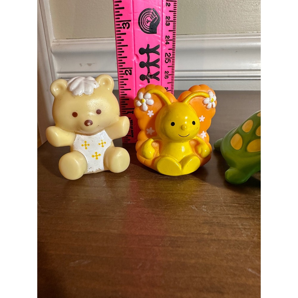 Vintage 1American Greetings Corp Figures Lot Bear Butterfly Turtle Bunny - Picture 9 of 10